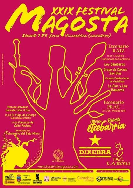 El XXIX Festival Magosta 2023, tendrá lugar el 1 de julio de 2023, en Villabáñez (Castañeda. Cantabria).
