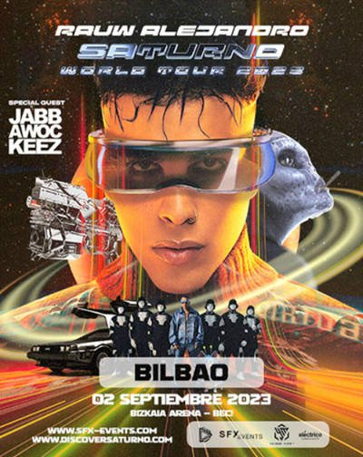 Rauw Alejandro – Saturno World Tour 2023