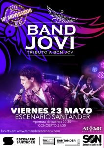 Concierto de Band Jovi en la Sala Escenario Santander (Santander, Cantabria), el 23 de Mayo de 2025, a las 20:30.