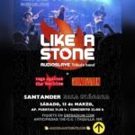 Concierto en Santander de Like a Stone el 15 de marzo de 2015 a las 22:00h, en la Sala Niágara de Santander (Cantabria).