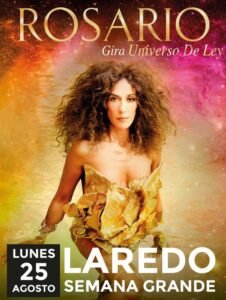 Concierto de Rosario Flores, el 25 de agosto de 2025, en la Semana Grande de Laredo (Cantabria).