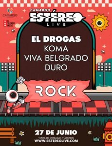 El Festival Estereo Live se celebrará los días 27, 28 y 29 de Junio de 2025 en el Campo de Fútbol La Maruca en Muriedas (Cantabria).