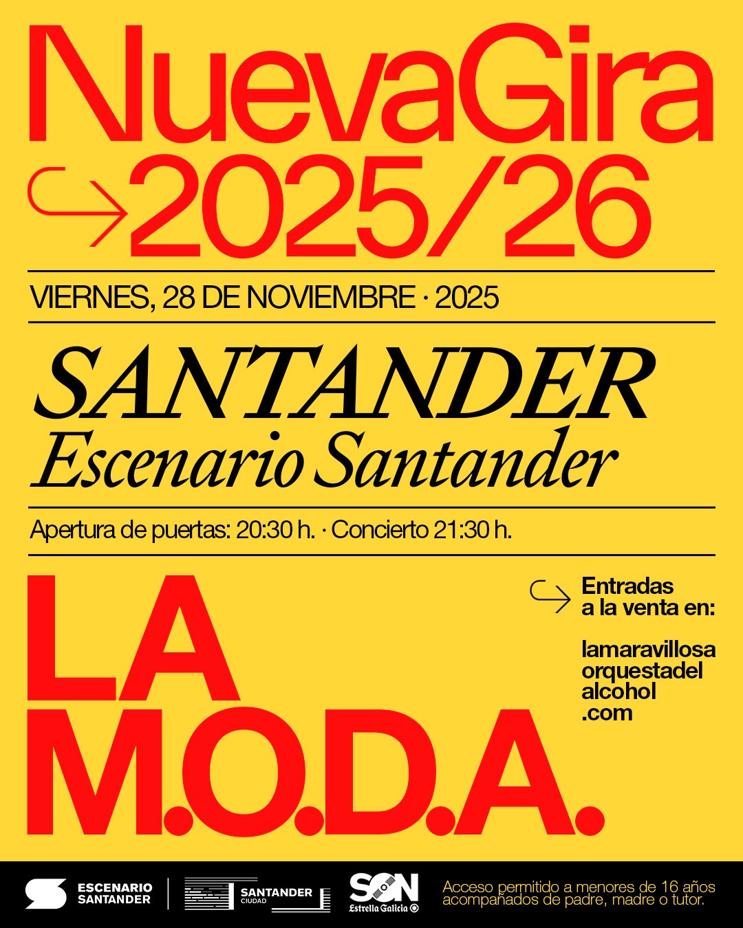 La M.O.D.A. 7 La MODA concierto Santander 2025