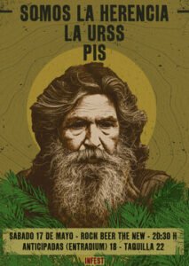 Concierto de Somos La Herencia + La URSS + Pis, el 17 de Mayo de 2025 a las 20:30h, en la Sala Rock Beer The New de Santander (Cantabria).