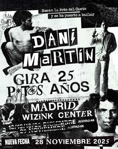 Dani Martín – Gira 25 P*t*s Años 7 Dani Martín – Gira 25 P*t*s Años