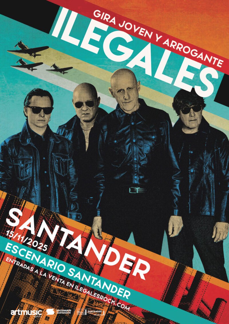 Concierto en Santander de Ilegales el 15 de noviembre de 2025 a las 21:30h, en la Sala Escenario Santander.