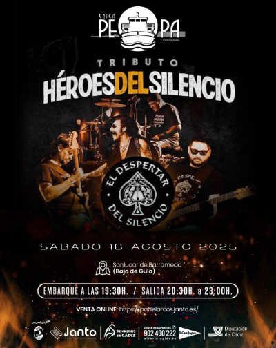 Tributo a Héroes del Silencio en Buque La Pepa