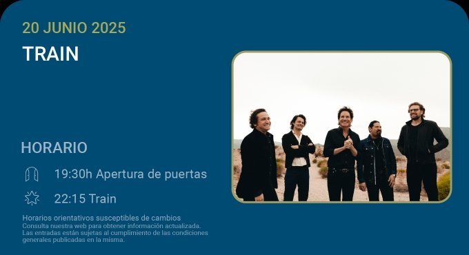 Train – Noches del Botánico