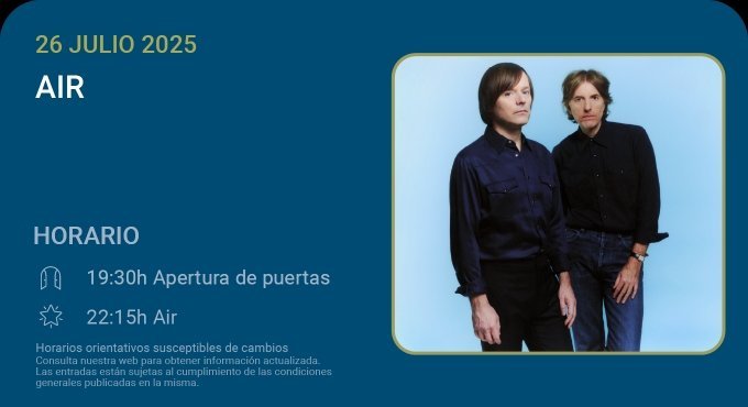 Air – Noches del Botánico