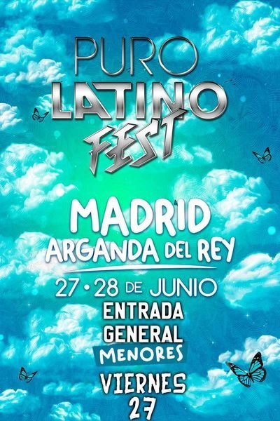 Puro Latino Fest Madrid Menores – Viernes 27/06/2025