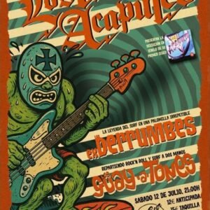 Concierto en Santander de Los Acapulco + ex derrumbes + Guay a Tones en la Sala Rock Beer The New de Santander, el 12 de julio de 2025 a las 21:00h.