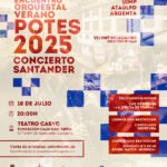 Concierto Orquesta Sinfónica Juvenil UIMP Ataúlfo Argenta el 18 de julio de 2025 a las 20:00h en la Fundación Caja Cantabria (CASYC) de Santander.