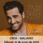 Concierto de David Bustamante, el 21 de junio de 2025 a las 22:30h, en el Parque de Coros de Maliaño. Entrada Gratuita.