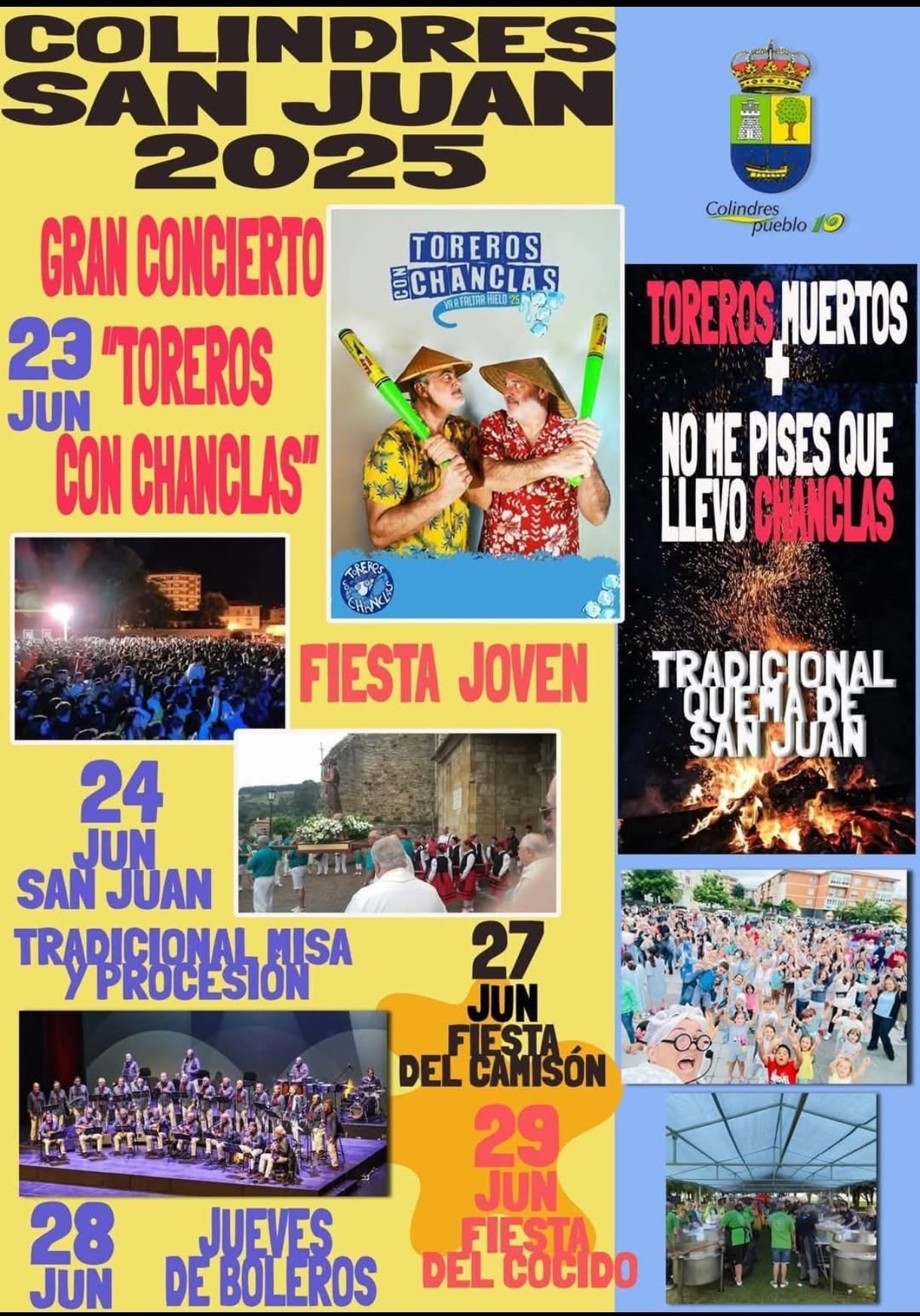 Toreros con chanclas
