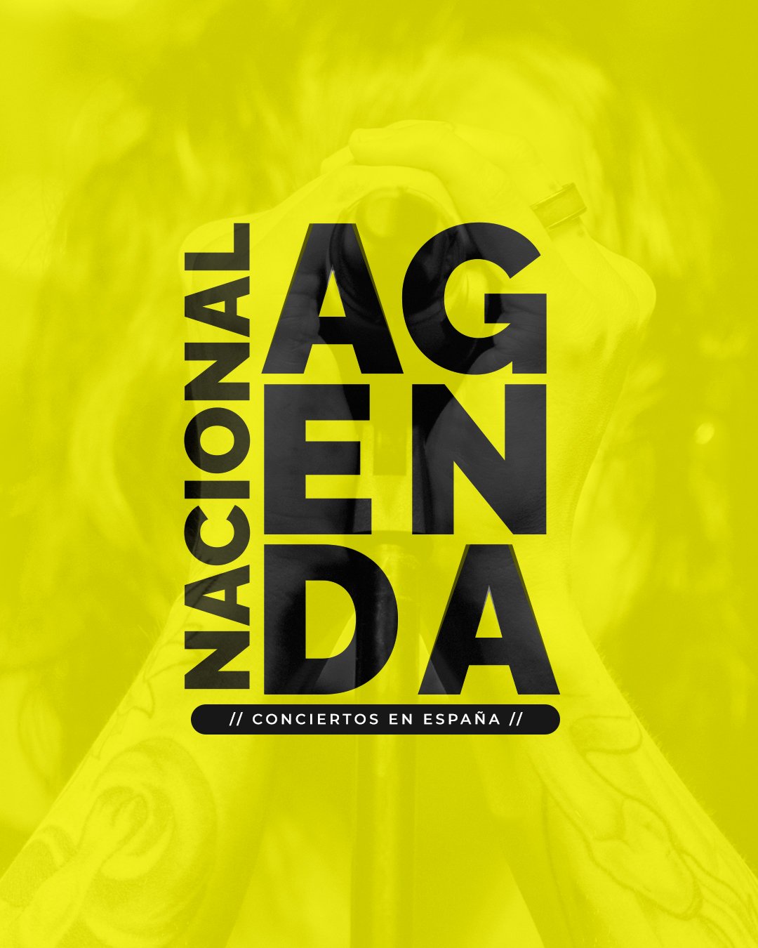 Agenda de conciertos en España