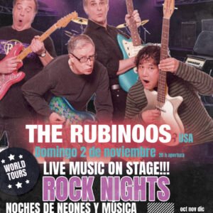 Concierto de The Rubinoos + Vibeke Saugestad el 2 de noviembre de 2025 a las 20:30h en el Escenario Santander.