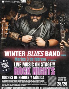 Concierto en Santander de Winter Blues Band el 3 de febrero de 2026 en la Sala Escenario Santander a las 20:30h.