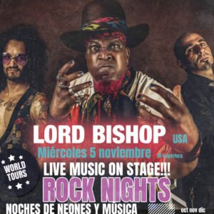 Concierto de Lord Bishop el 5 de noviembre de 2025 en el Escenario Santander a las 20:30h.