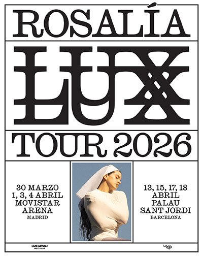 Rosalía - Lux Tour 2026 Movistar Arena Madrid