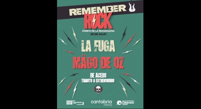 Remember Rock 2026 Campa de la Magdalena. Cantabria