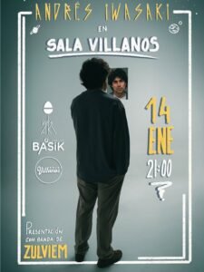 Andrés Iwasaki presenta «Zulviem» en Madrid 💛