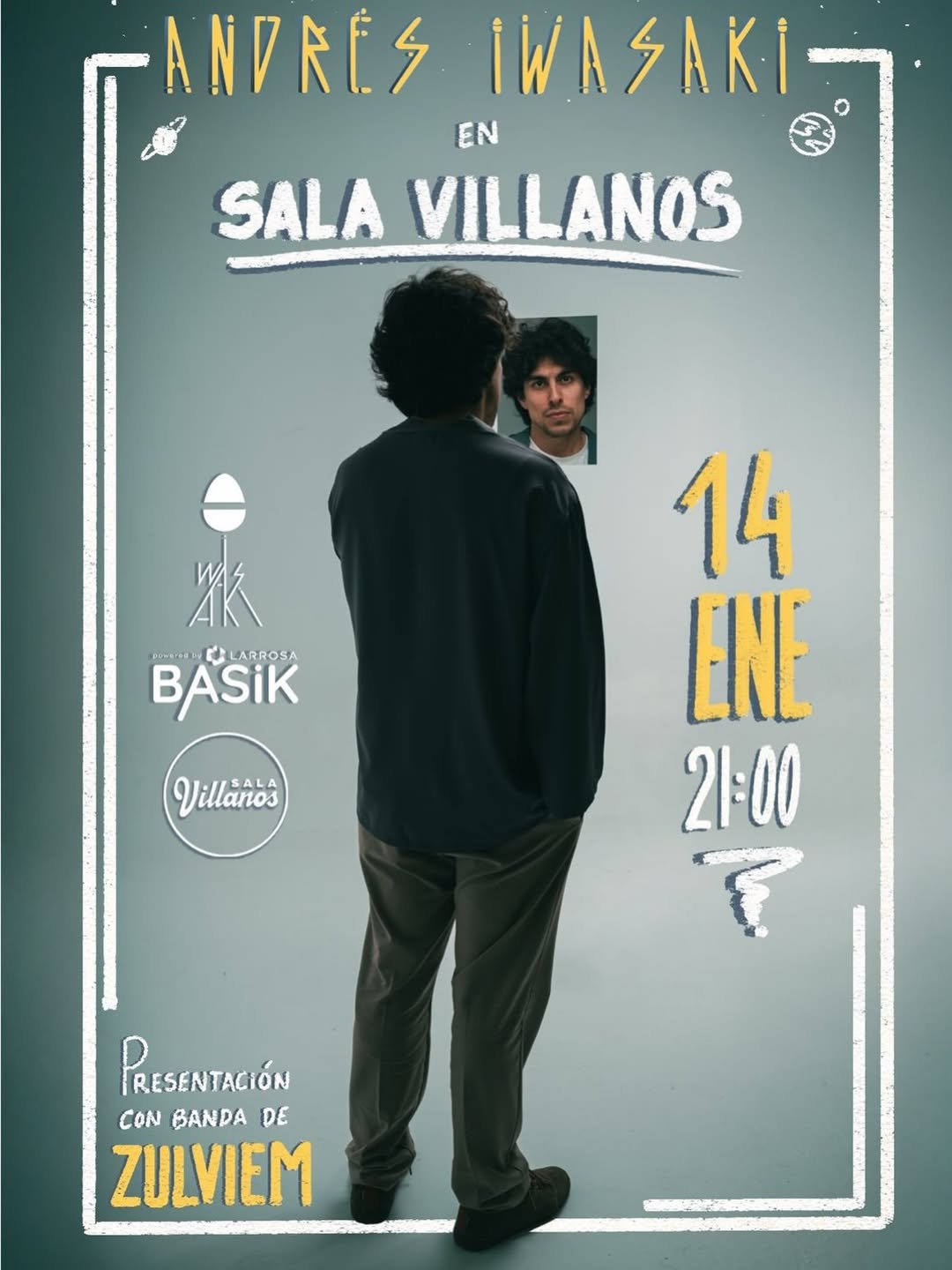 Andrés Iwasaki presenta «Zulviem» en Madrid 💛