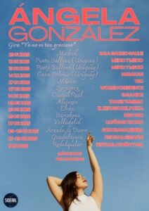 💫 Ángela González inicia la gira de su nuevo disco y cruza el Atlántico en 2026
