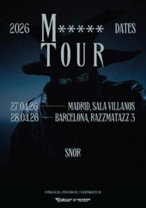 Snor pasará por España con su próxima gira