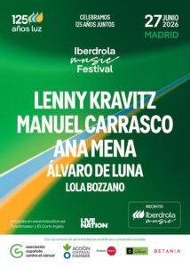 Lenny Kravitz, Manuel Carrasco y Ana Mena encabezan el Iberdrola Music Festival