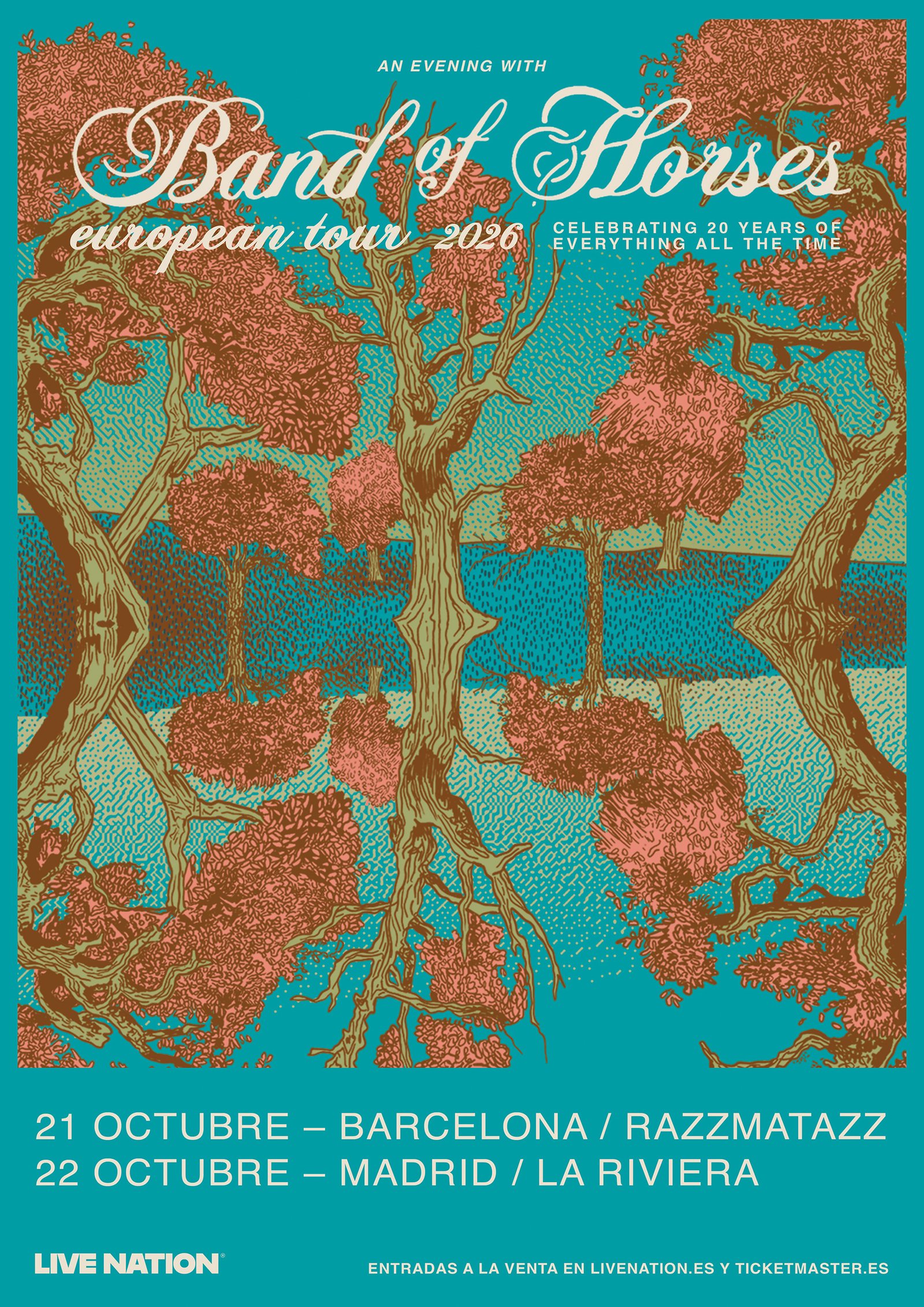 Band of Horses 2026 - Celebrating 20 Years of Everything All The Time