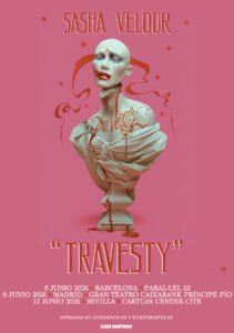 Sasha Velour regresa a España con un nuevo espectáculo: TRAVESTY