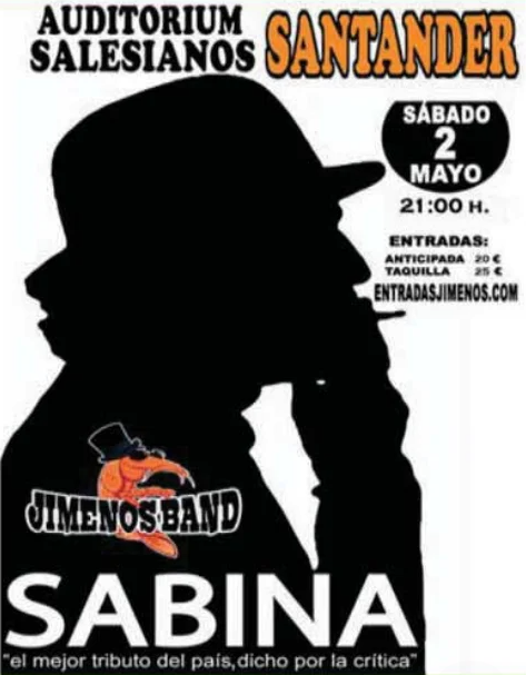 Tributo a Sabina con Jimenos Band