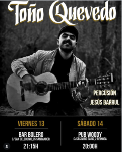 Toño Quevedo en el Bolero