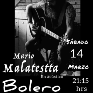 Mario Malatestta en acústico