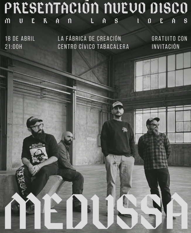 Medussa presenta su quinto trabajo, «Mueran las Ideas»
