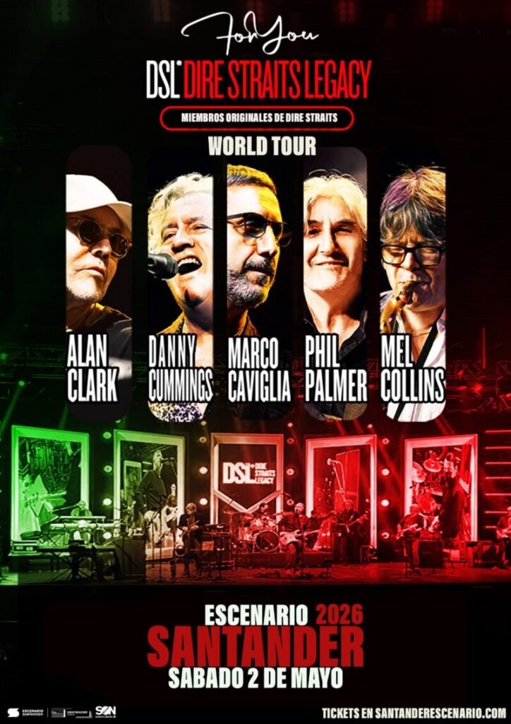 Dire Straits Legacy – World Tour 2026 – Miembros originales Dire Straits