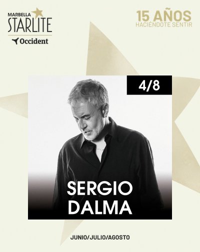 Sergio Dalma – Starlite Occident 2026