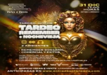 Tardeo Remember y Nochevieja 2023 en Valencia