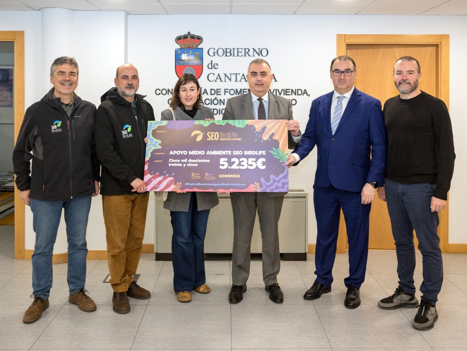 El Festival Sonórica entrega a SEO/BirdLife la recaudación de su Acción Solidaria 2025