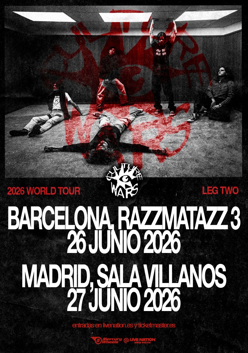 Culture Wars pasará por Madrid y Barcelona en junio