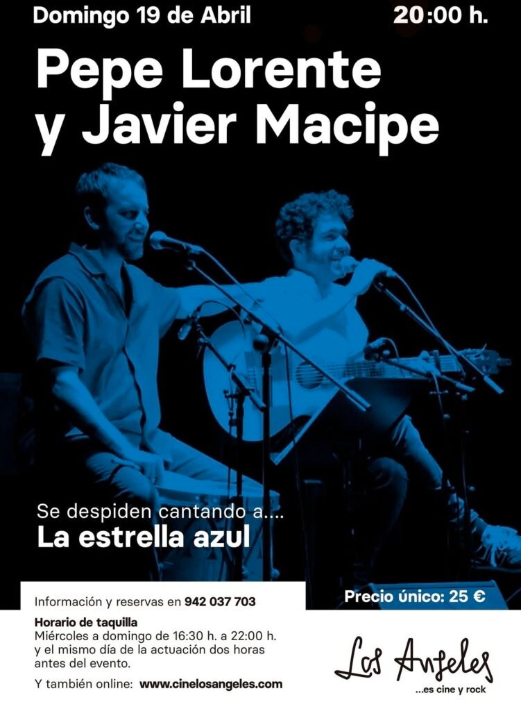 Pepe Lorente y Javier Macipe se despiden cantando a «La estrella azul»