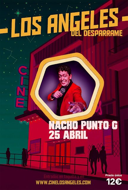 Nacho Punto G sube al escenario de Los Ángeles con su monólogo «Vivo entre mujeres»