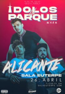 Ídolos del Parque presenta su álbum debut «Buen Camino» este domingo 26 de abril en la Sala Euterpe de Sant Joan d'Alacant, iniciando su gira nacional con