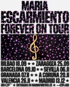 María Escarmiento anuncia ★FOREVER ON TOUR★ tras su álbum Forever, el proyecto más ambicioso de su hyperpop. Gira inmersiva por España con entradas