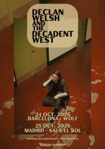 Declan Welsh and the Decadent West anuncian conciertos en Barcelona (24/10, Wolf) y Madrid (25/10, El Sol) para presentar su nuevo álbum Explicit