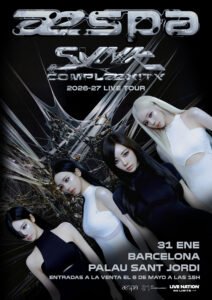 Descubre la gira mundial de aespa SYNK: COMPLæXITY 2026-2027. Fechas, entradas y el nuevo álbum LEMONADE.