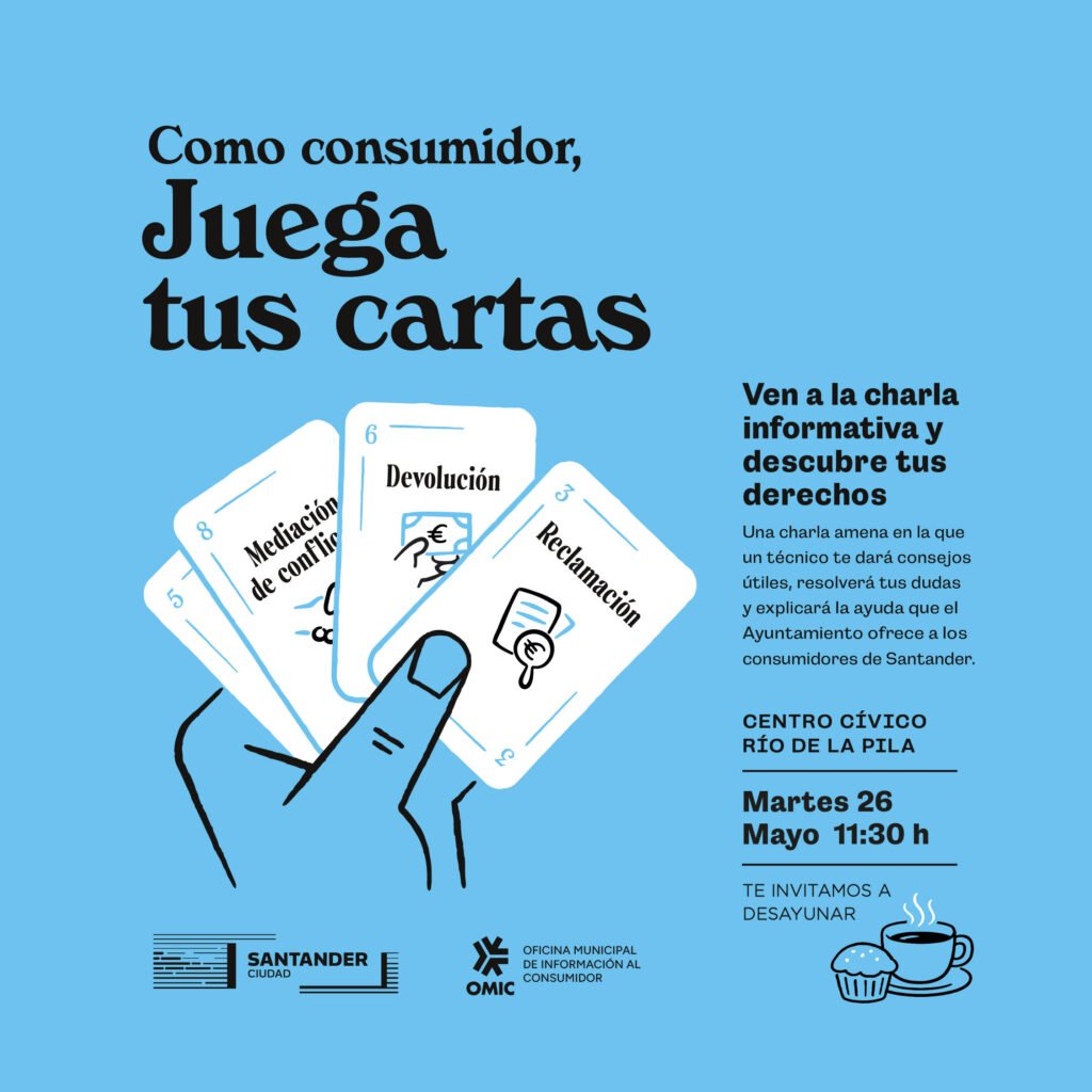 «Como consumidor, juega tus cartas», charla informativa