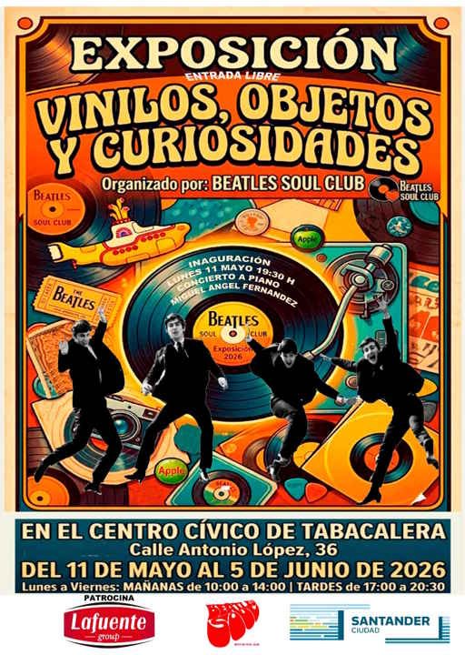 Exposición «The Beatles, vinilos, objetos y curiosidades»