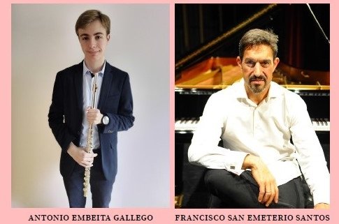 Concierto de Antonio Embeita (flauta) y Francisco San Emeterio (piano)