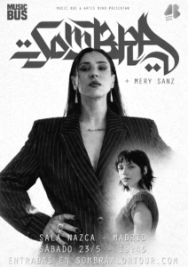Sombra Alor actuará el 23 de mayo en la Sala Nazca de Madrid con un concierto íntimo y emocional, junto a Mery Sanz como invitada.